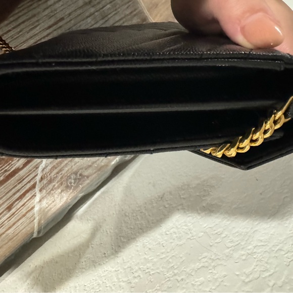 YSL Monogram Chain Wallet Black - Picture 8 of 11